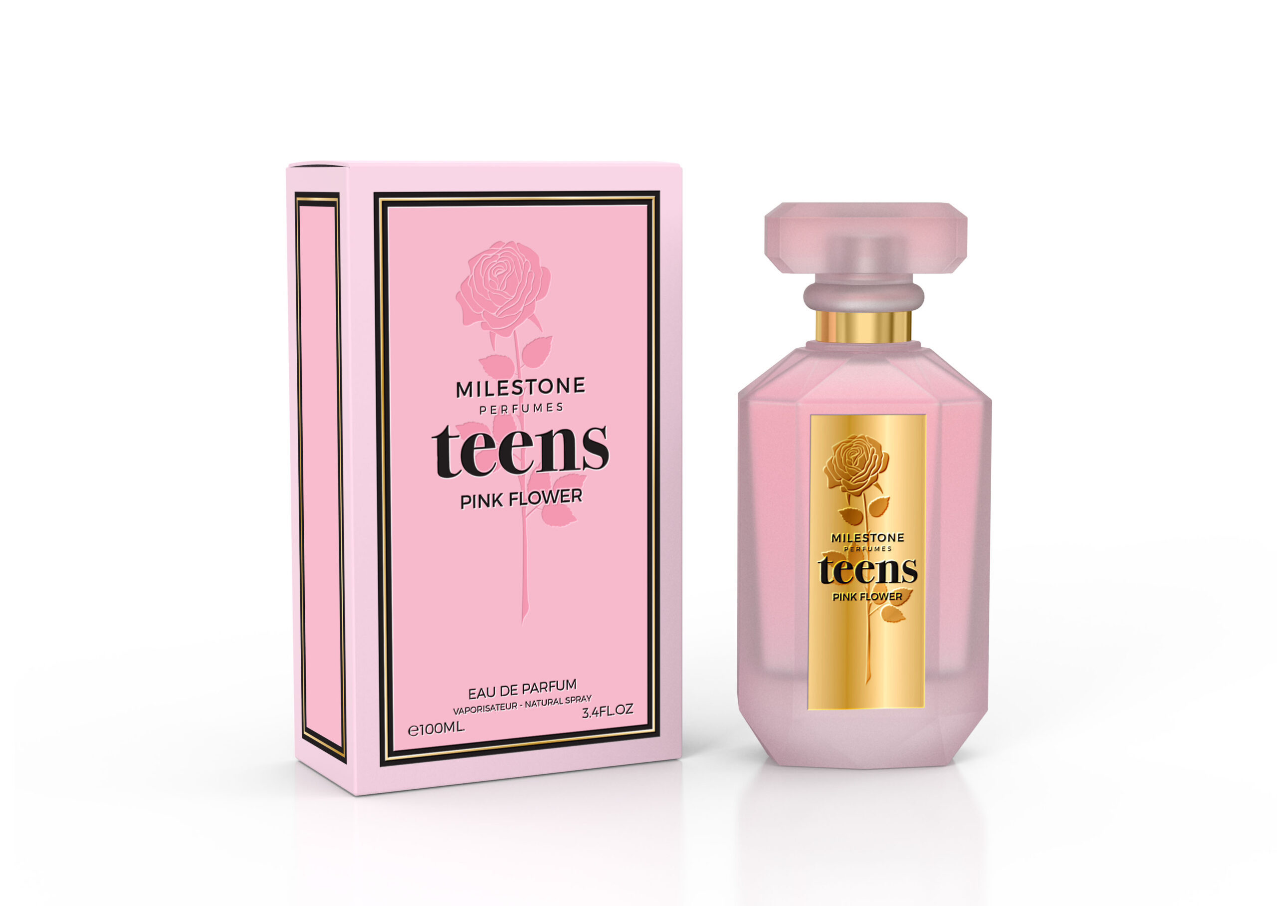 TEENS PINK FLOWER BY MILESTONE
